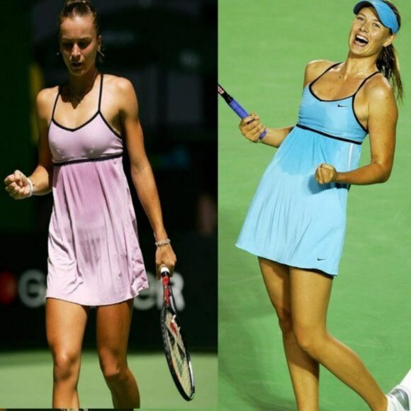 Nwt Nike Maria Sharapova Tennis Dress w/ Bra Pleated Skirt XS